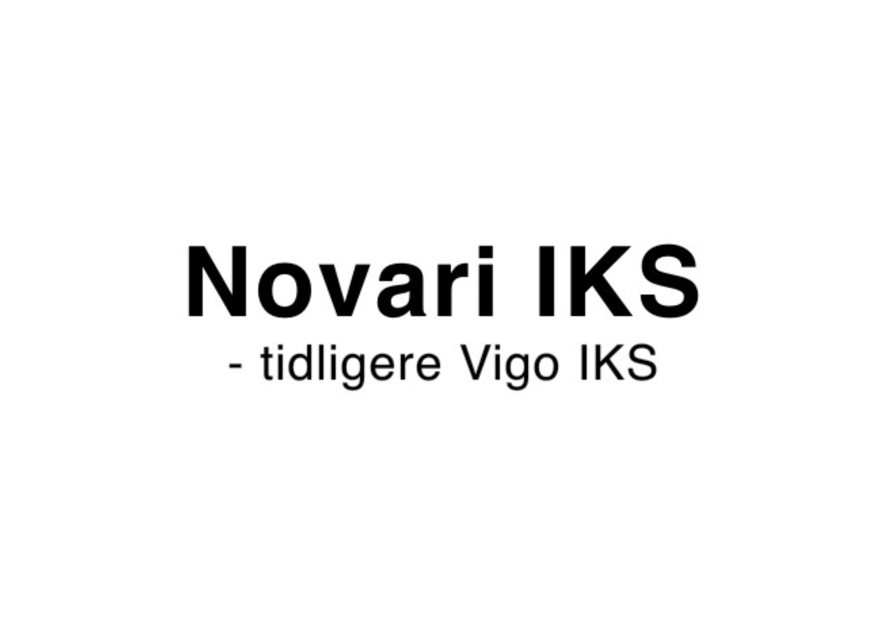 bilde av novari iks midlertidig logo