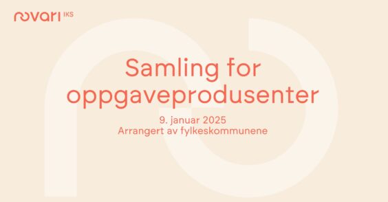 Samling For Oppgaveprodusenter I Landssamrbeidet